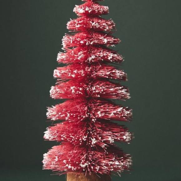 Anthropologie Sisal Bottle Brush Tree Pink - Picture 5 of 6
